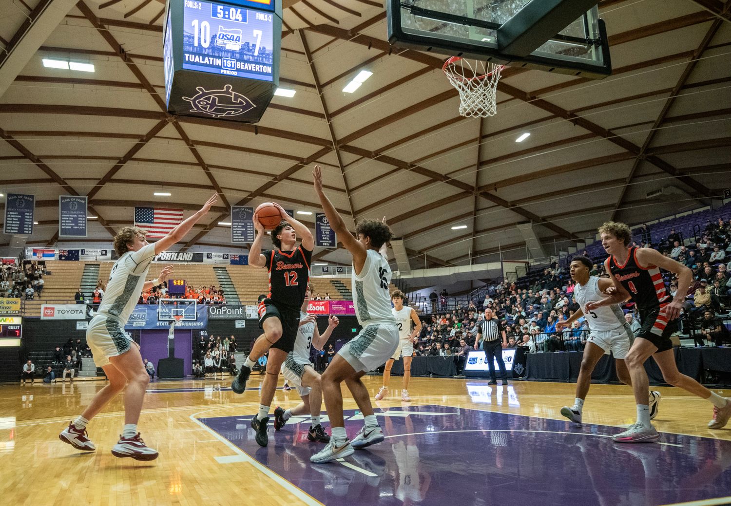 Beaverton Tualatin 6A Oregon boys basketball quarterfinal Taylor Balkom 03